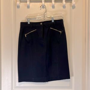 Jones of New York navy blue stretch skirt